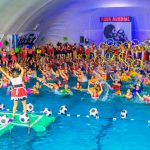 Divertidas fiestas de Aquagym en los Polideportivos de San Fernando