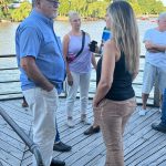 Malena Galmarini se reunió con vecinos isleños de Tigre