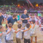 Juan Andreotti compartió una gran fiesta con las Colonias: acrobacias, música y deporte