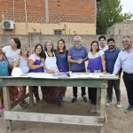 Julio Zamora supervisó la construcción de la nueva Escuela Secundaria N° 47