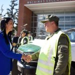 Entregan nuevos móviles para Gendarmería Nacional en Malvinas Argentinas
