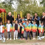 Noe Correa visitó el Jardín de Infantes N° 918 de Los Polvorines