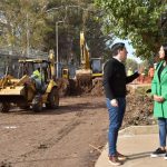 Noe Correa y Leo Nardini recorrieron el inicio de una obra de pavimentación de 22 cuadras en Malvinas Argentinas