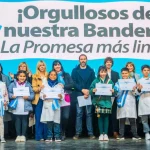 Juan Andreotti tomó la Promesa a la Bandera a 2.500 alumnos sanfernandinos