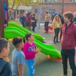 Juan Andreotti inauguró la renovación de dos plazas en el barrio San Jorge