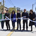 Axel Kicillof, Leo Nardini y Noe Correa, inauguraron la repavimentación de la Av. Eva Perón, en la ciudad de Villa de Mayo