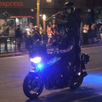 policía en motos